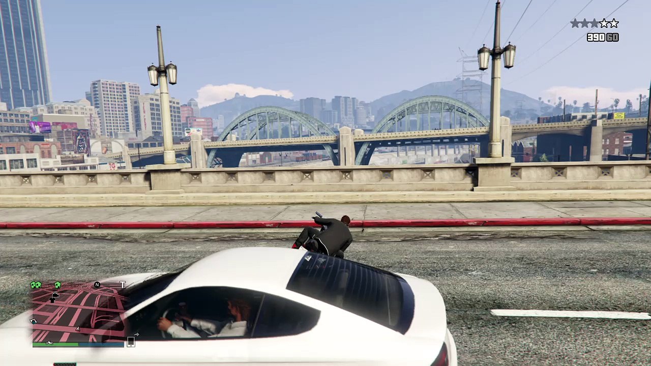 Grand Theft Auto V Bike Stunt