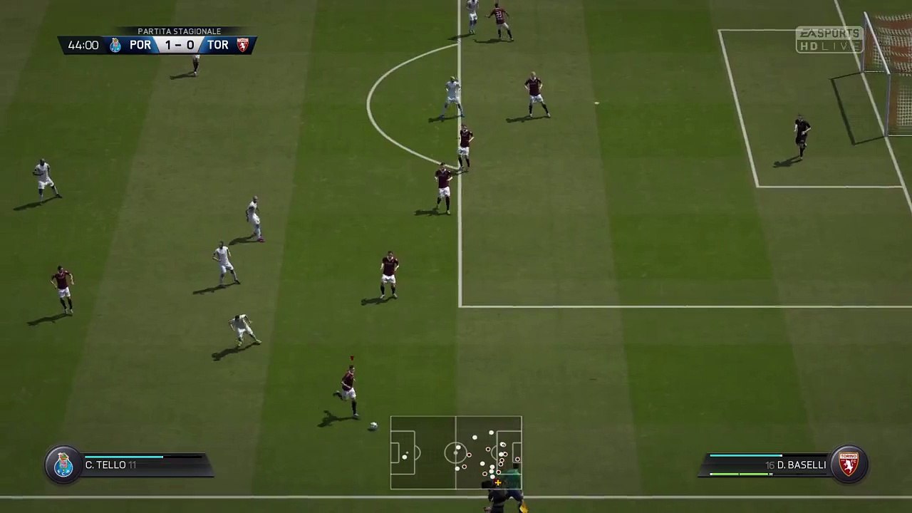 Quagliarella like Maradona? 3 dibbling and goal