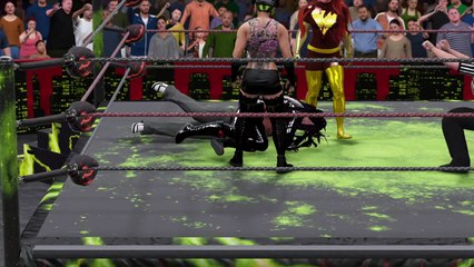 WWE 2K16 baroness/dark phoenix v vicious