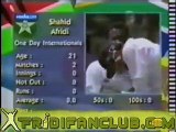 Shahid Afridi 1st ODI Century against Sri Lanka - Fastest Century Ever