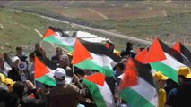 Decenas de palestinos protestan en Cisjordania con motivo del Día de la Tierra