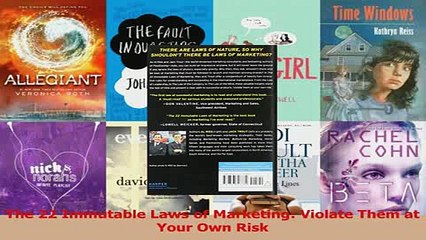 Read  The 22 Immutable Laws of Marketing Violate Them at Your Own Risk Ebook Free
