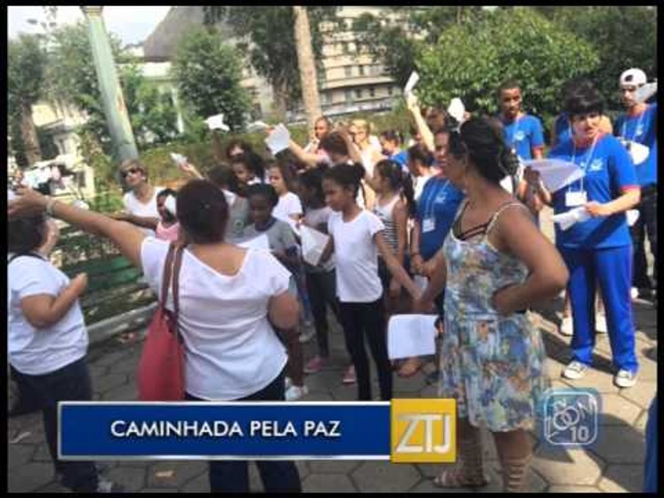 06-11-2015 - CAMINHADA PELA PAZ - ZOOM TV JORNAL