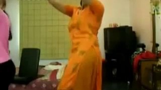 Desi girls dance in home