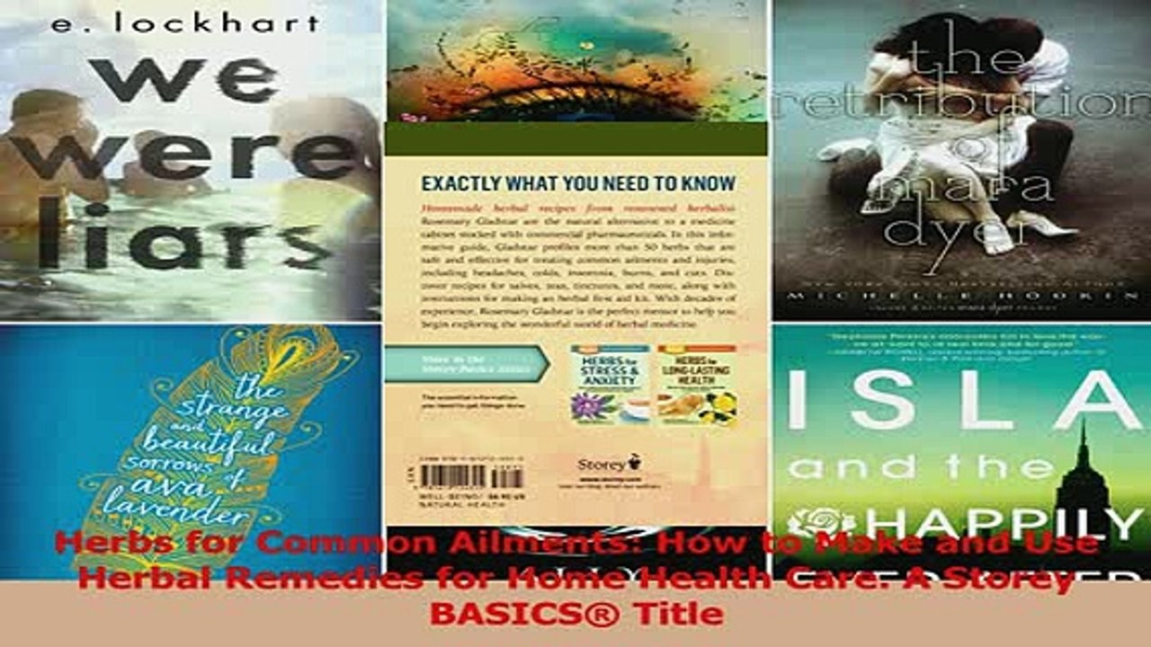 PDF  Herbs for Common Ailments How to Make and Use Herbal Remedies for Home Health Care A Download Full Ebook