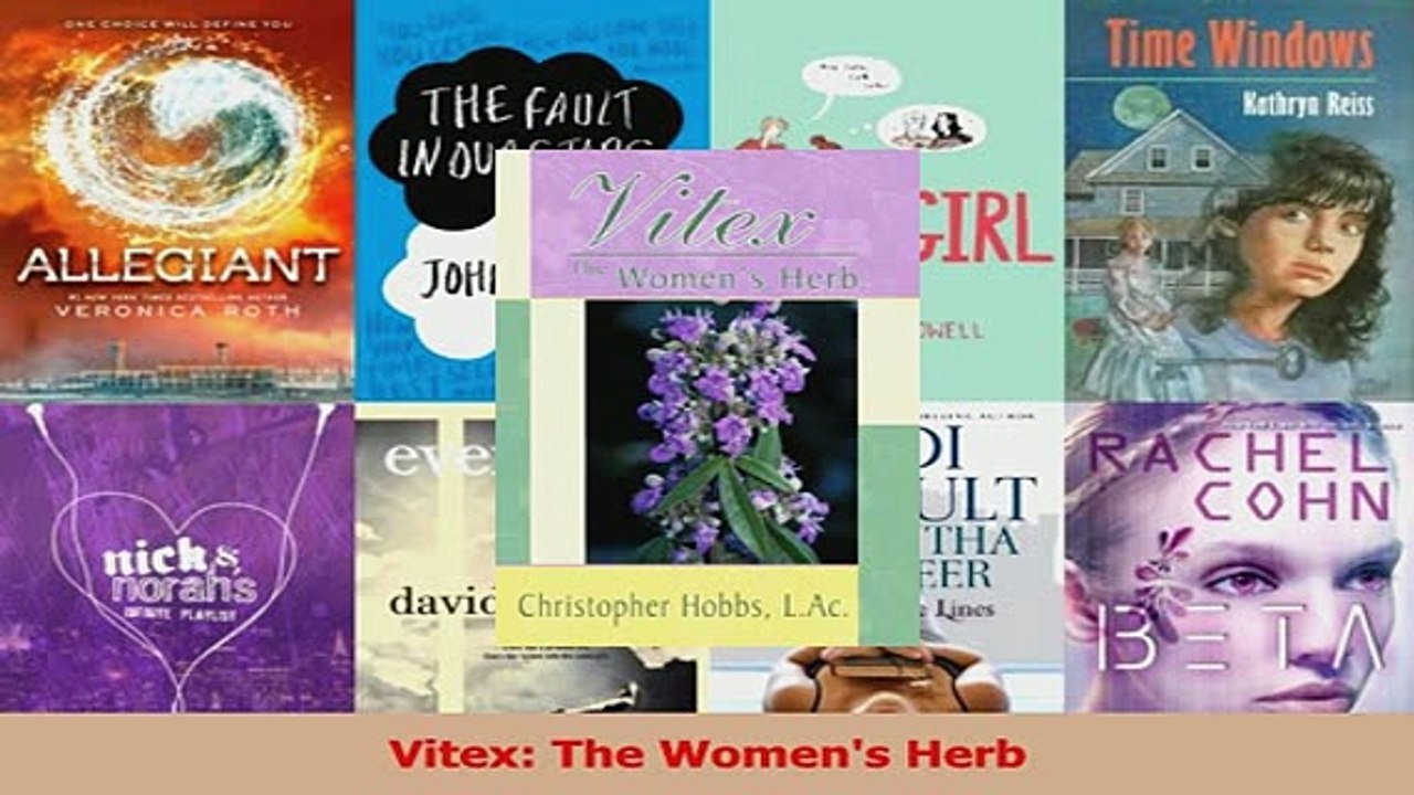 PDF  Vitex The Womens Herb Read Online