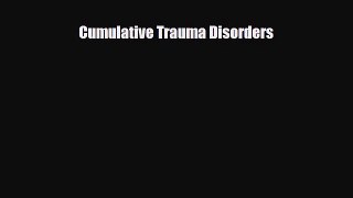 Read ‪Cumulative Trauma Disorders‬ PDF Online