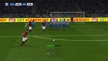 PES 2016 ps4 pjanic score wonderful free kick goal uefa champions league match level super star , 2016 بيس