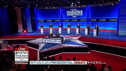 Republican Debate 2016  GOP New Hampshire Debate on ABC News [FULL 1st Hour] 16