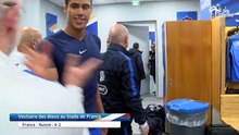 Le vestiaire des Bleus après France - Russie (4-2)