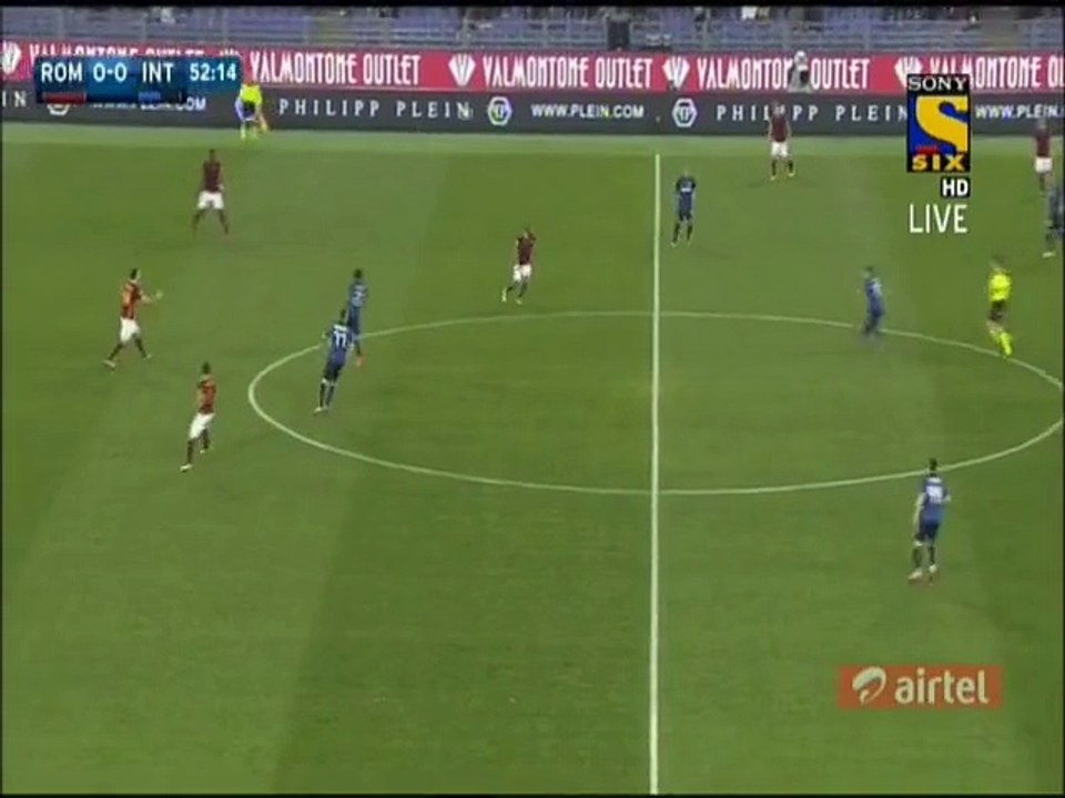 Ivan Perisic goal AS Roma vs Inter Milan 0-1 SERIE A 2015-2016