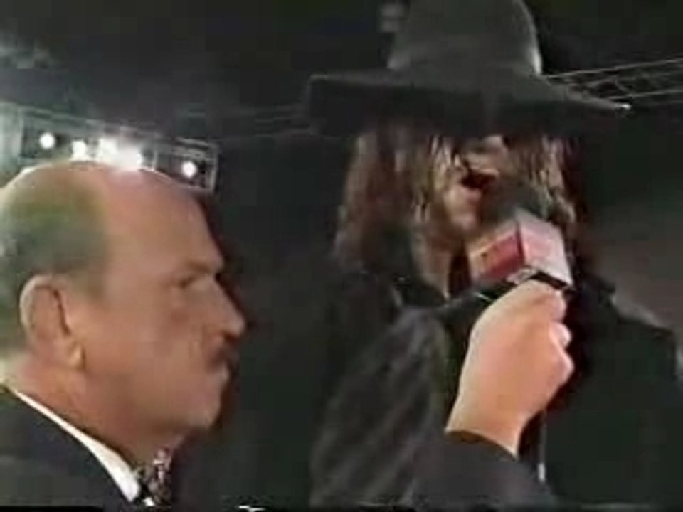 Undertaker Interview - Gonzalez disturbs