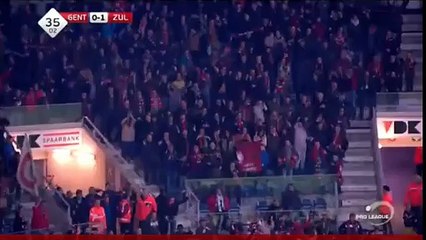 Leye GOAL 0:1 Gent vs Zulte-Waregem 01.04.2016