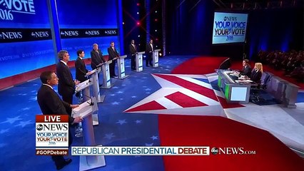 Republican Debate 2016  GOP New Hampshire Debate on ABC News [FULL 1st Hour] 32