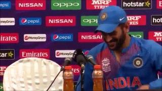 [Must Watch] MS Dhoni Funny Reply To Australian Press Reporter After India Lost From West Indies In T20 World cup 2016