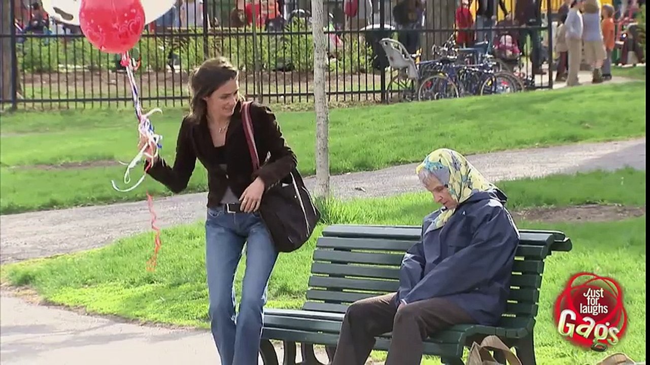 Old Lady Super Soaker Attack