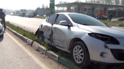 İnegöl'de Saniye Saniye Kaza