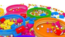 Learn Shapes for Children Baby Toddlers Kindergarten Kids 3D Colors Ball Pit Show DuckDuckKidsTV