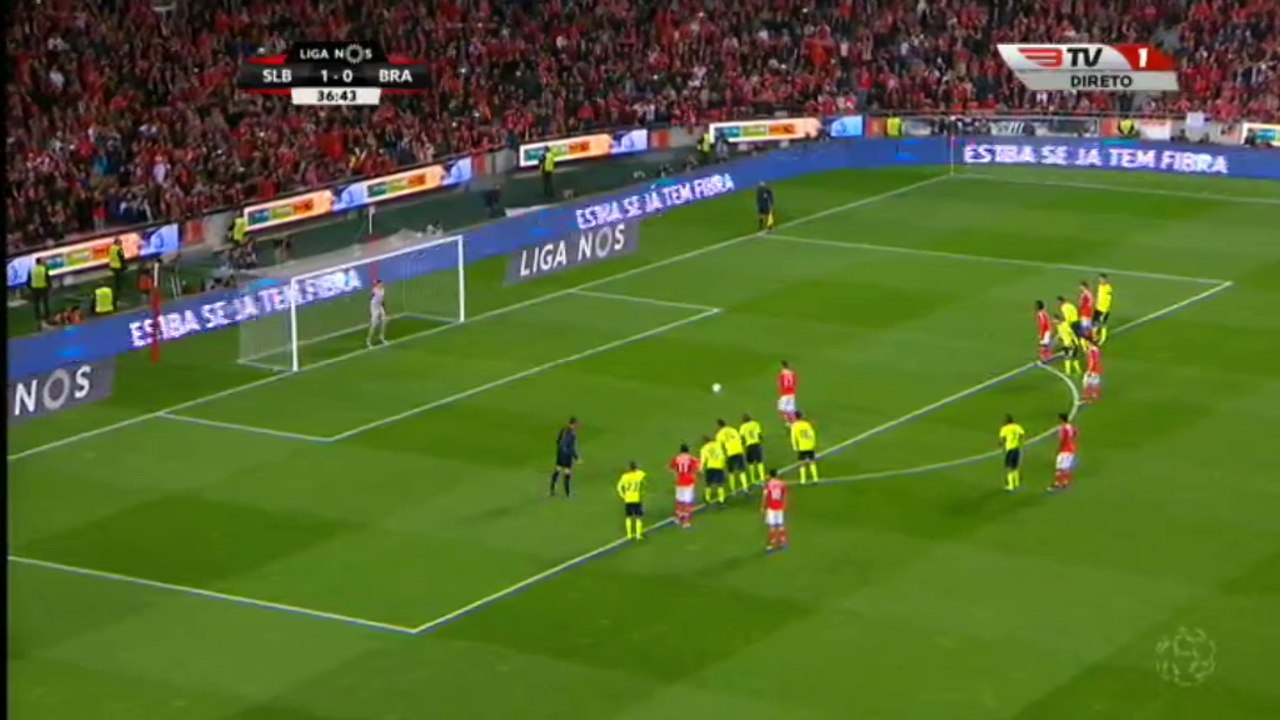 Jonas Goal HD - Benfica 2-0 Braga - 01-04-2016
