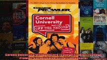 Cornell University Off the Record College Prowler College Prowler Cornell University