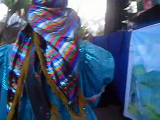 Baile del viejo y la vieja interpretado por eloy y larry en la X feria turistica 2010