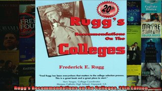 Ruggs Recommendations on the Colleges 20th Edition