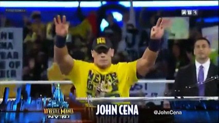 John Cena vs The Rock WWE Championship WrestleMania 29