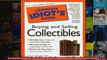 Complete Idiots Guide to Buying and Selling Collectibles