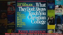 What They Dont Always Teach You at a Christian College