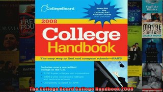 The College Board College Handbook 2008