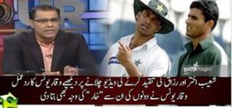 Waseem Badami played Shoaib Akhtar and Razzaq's clips where they are criticizing Waqar - Watch his reply
