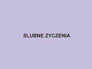 slubne zyczenia
