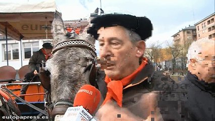 De Llodio a El Rocio en una carreta con dos mulas