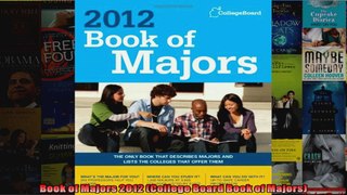 Book of Majors 2012 College Board Book of Majors