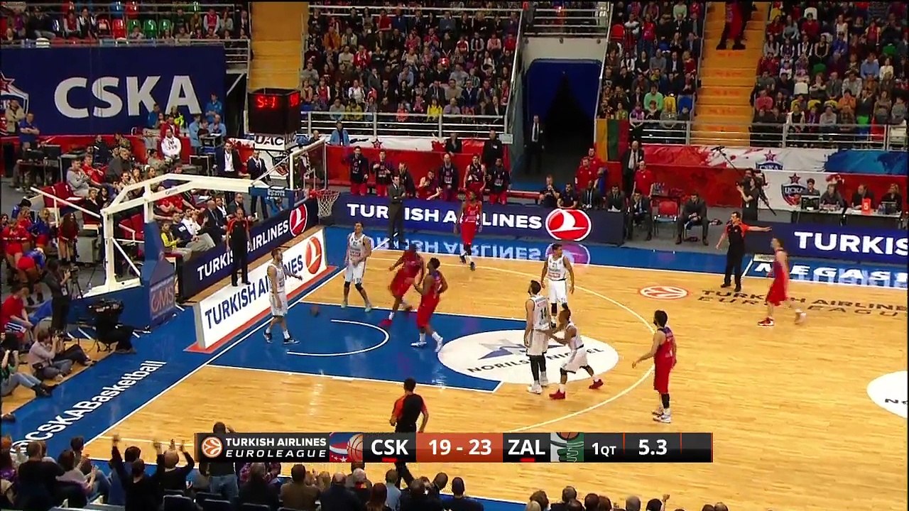 Highlights: CSKA Moscow-Zalgiris Kaunas