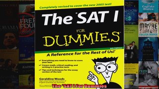 The SAT I For Dummies
