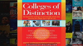 COLLEGES OF DISTINCTION