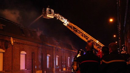 Incendie de huit maisons à Guesnain