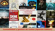 PDF  Contabilidad y gestión de costes Spanish Edition Read Full Ebook