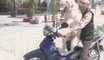 Köpeğin motosiklet tutkusu