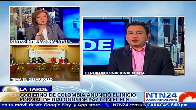 Analista Jairo Libreros señala en NTN24 que cualquier época era propicia para las negociaciones de paz con el ELN meno