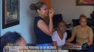 Familiares de jovenes quemadas en santiago describen ahogados en lagrimas el dolor que siente