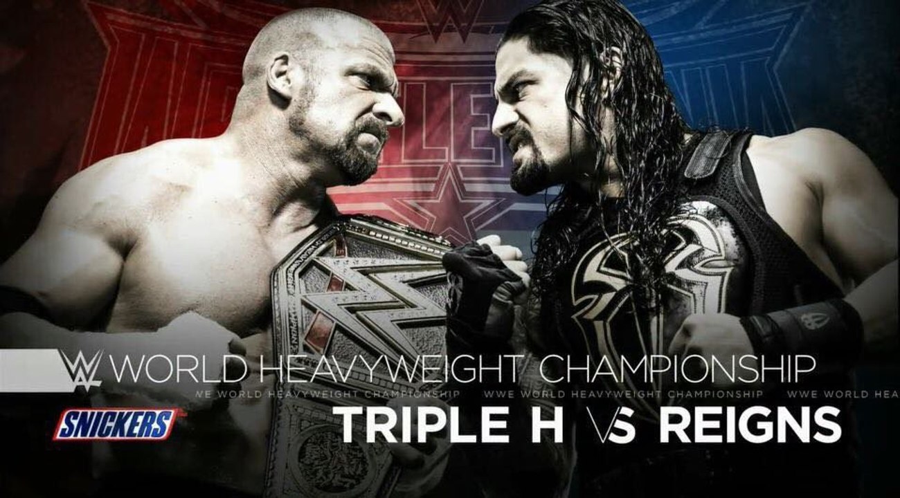 WWE - Wrestlemania 32 Roman Reigns vs Triple H Promo