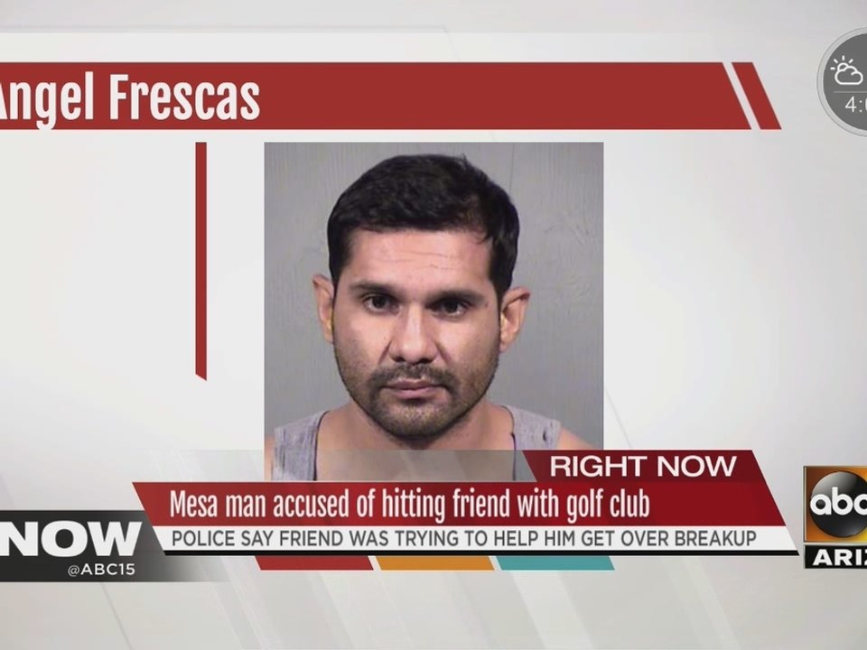 Mesa man accused of hitting friend with golf club