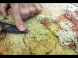 Re-knotting a moth damaged Persian/Oriental Ziegler rug repair Little-Persia Scotland, UK