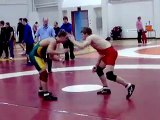 Varsity Wrestling (Olympic lifts to win match)