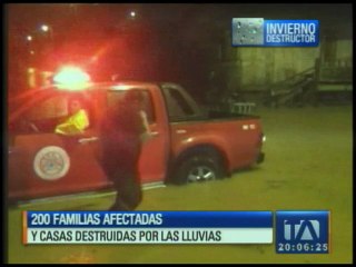 Torrencial aguacero y tormenta eléctrica azotó Ventanas