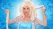 Spiderman vs Frozen Elsa - Spiderman Cuts Elsa Hair - Fun Superhero Movie in Real Life