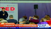 ¡Día de los inocentes! Vea la broma que le jugó Ted Cruz a su contrincante Donald Trump  NOTICIAS | ENTRETENIMIENTO Y VA