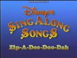 Opening To Disney's Sing-Along Songs Zip-A-Dee-Doo-Dah 1986 VHS